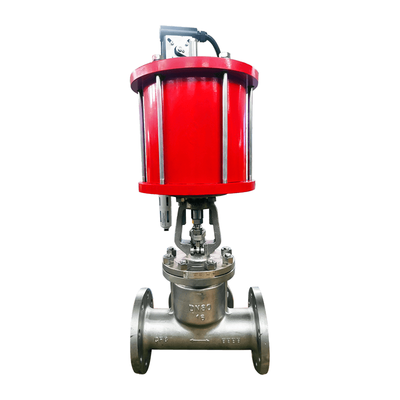 شیر خاموش کننده پنوماتیک فولاد کربنی