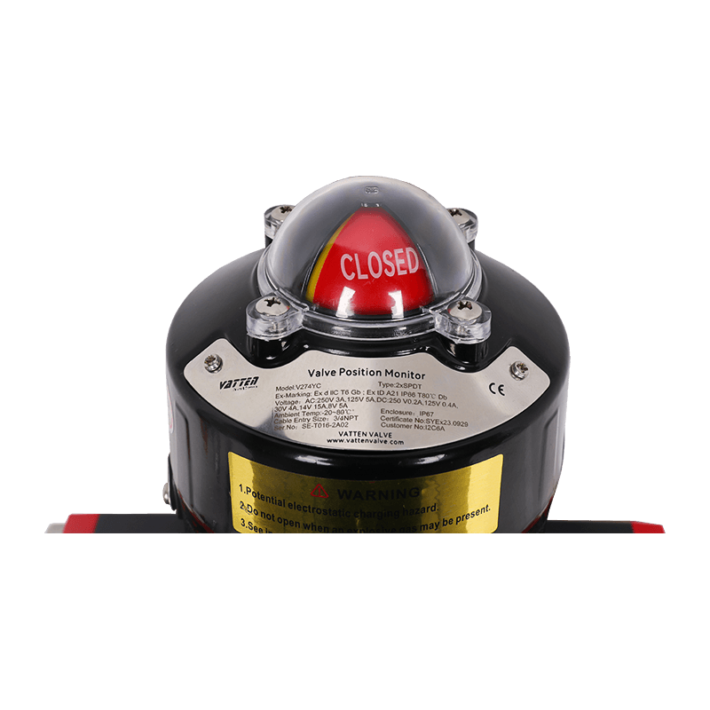 شیر توپی فلنجدار ضد انفجار پنوماتیک