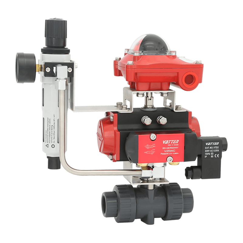 شیر توپی پی وی سی پنوماتیک